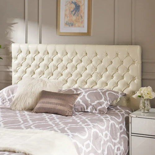 Jezebel Adjustable Full/Queen Tufted Headboard by 