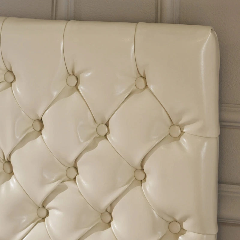 Tête de lit capitonnée réglable pour grand lit/lit queen