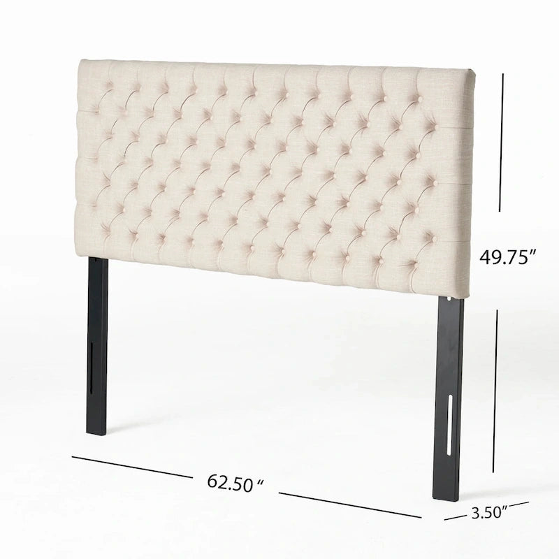 Tête de lit capitonnée réglable pour grand lit/lit queen