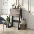 Bureau informatique compact en bois de 26 pouces, contemporain
