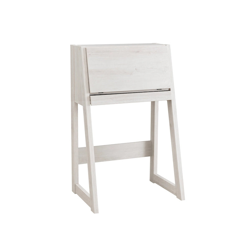 Bureau informatique compact en bois de 26 pouces, contemporain