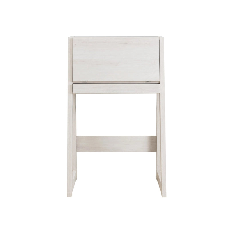 Bureau informatique compact en bois de 26 pouces, contemporain