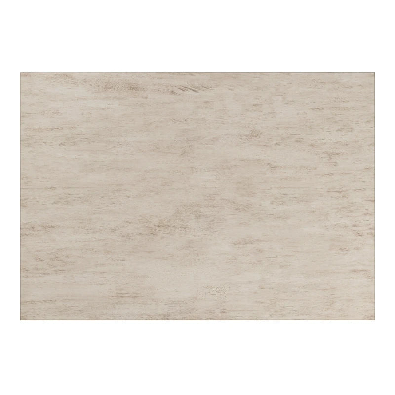 Table à manger rectangulaire en bois massif avec deux tiroirs