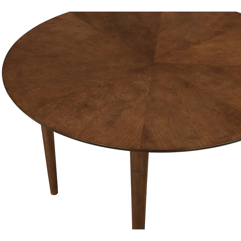 Table à manger ronde 47 pouces Noyer