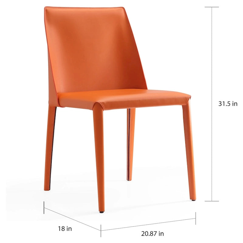 Chaise de salle à manger contemporaine moderne (Lot de 2)