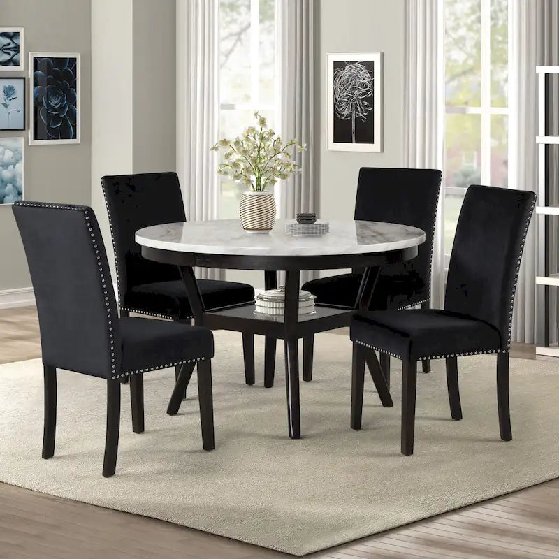  Reginald 5-Piece Round Dining Set