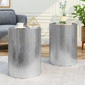Table d'appoint en fer martelé (lot de 2)