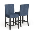 Tabouret contemporain en tissu de 25 pouces (lot de 2)