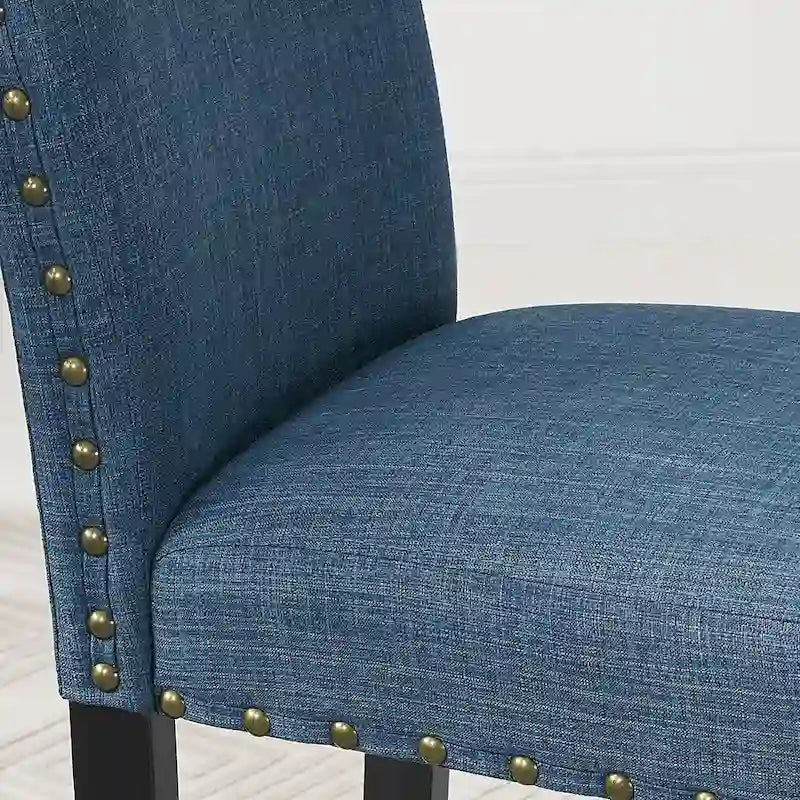 Tabouret contemporain en tissu de 25 pouces (lot de 2)