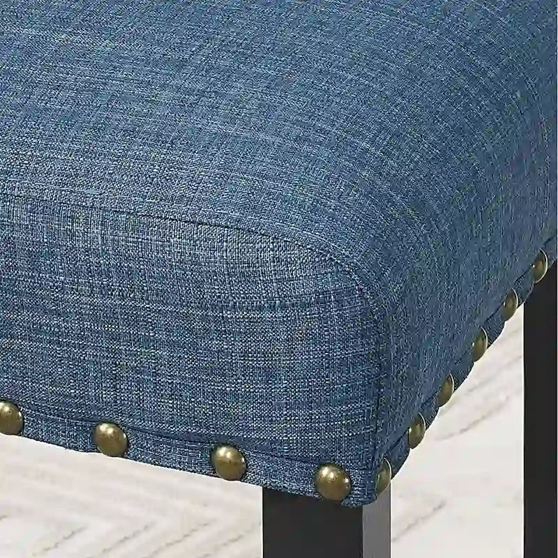 Tabouret contemporain en tissu de 25 pouces (lot de 2)