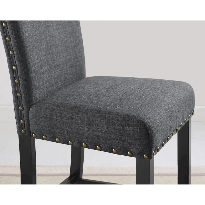 Tabouret contemporain en tissu de 25 pouces (lot de 2)