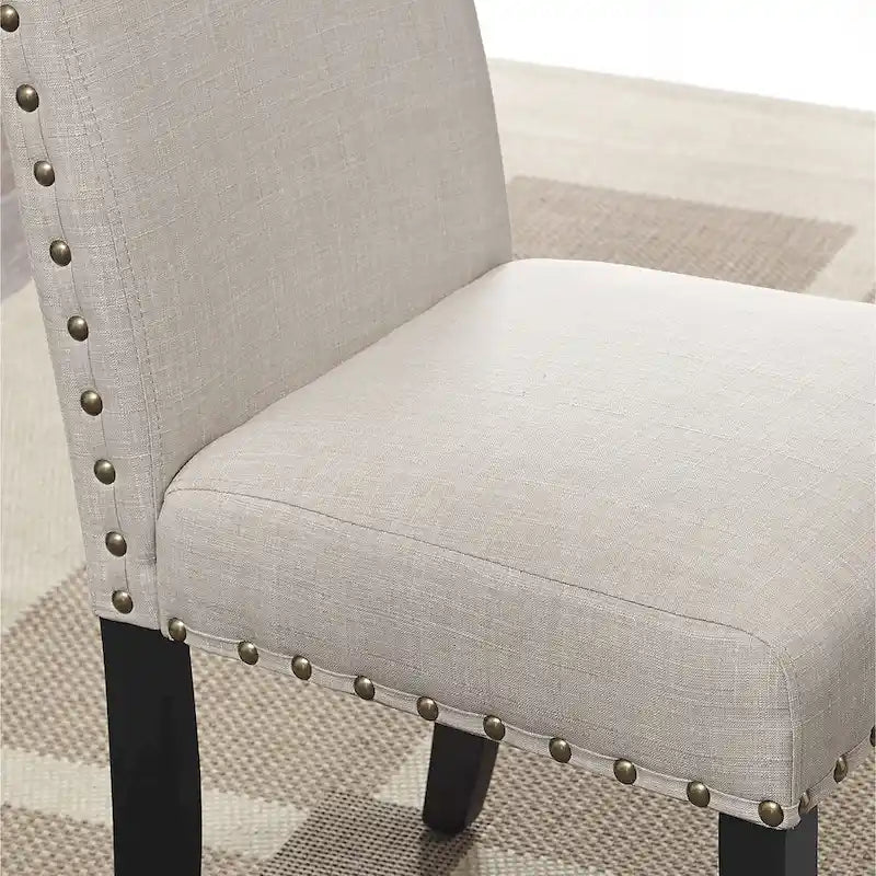Tabouret contemporain en tissu de 25 pouces (lot de 2)