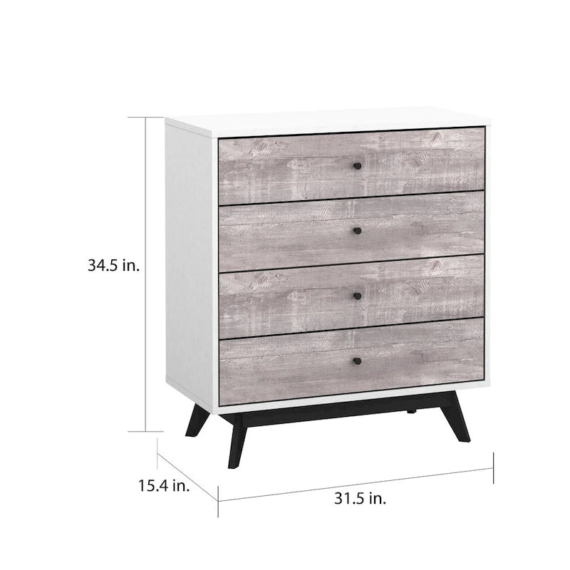 Commode Crislana à 4 tiroirs