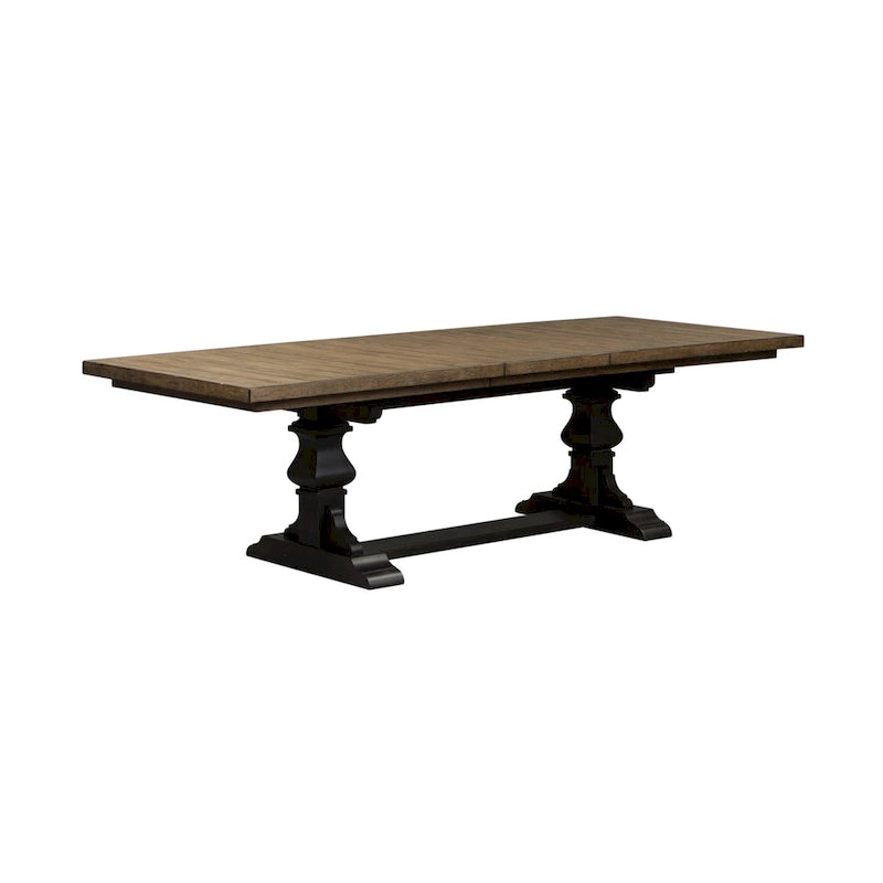Ensemble de 7 pièces de table à tréteaux Chalkboard