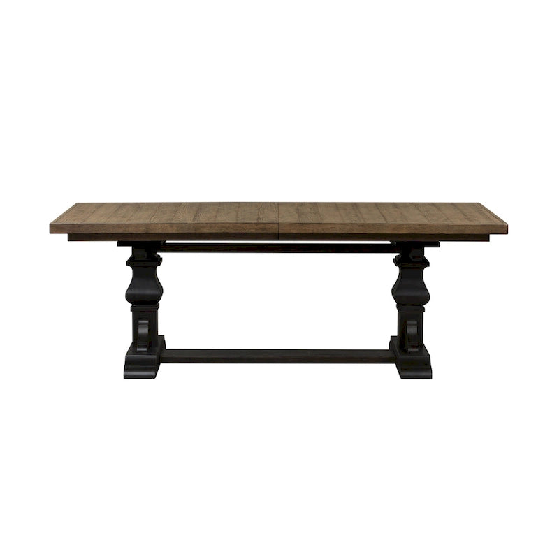 Ensemble de 7 pièces de table à tréteaux Chalkboard