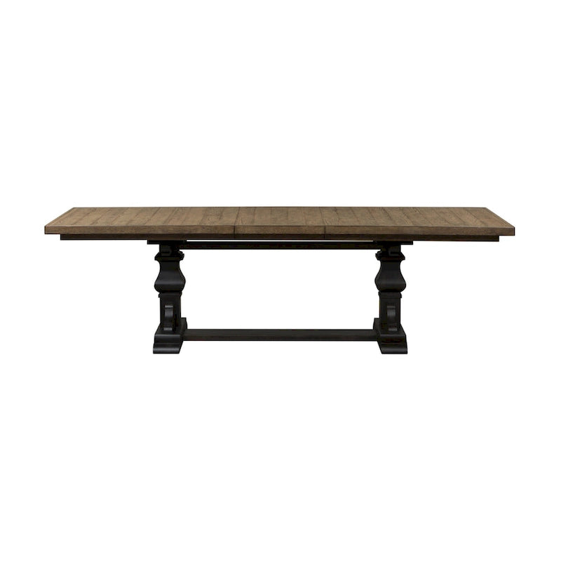 Ensemble de 7 pièces de table à tréteaux Chalkboard