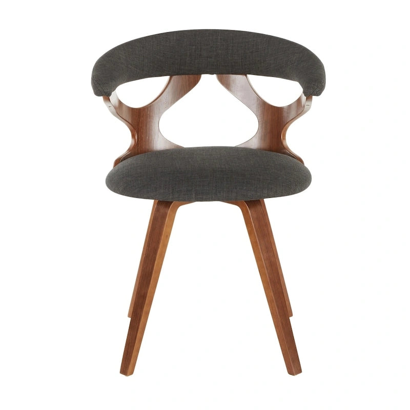 Chaise de salle à manger/d'appoint pivotante Mid-Century Modern