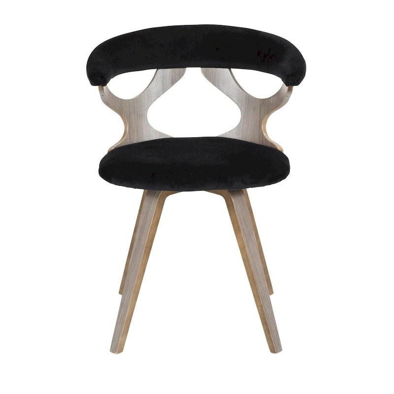 Chaise de salle à manger/d'appoint pivotante Mid-Century Modern