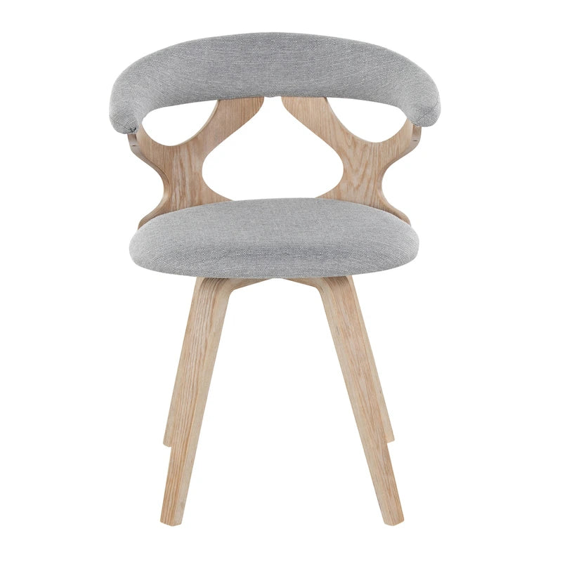 Chaise de salle à manger/d'appoint pivotante Mid-Century Modern