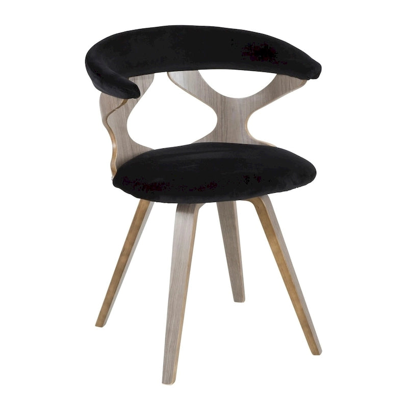 Chaise de salle à manger/d'appoint pivotante Mid-Century Modern