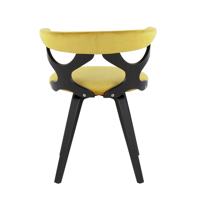 Chaise de salle à manger/d'appoint pivotante Mid-Century Modern
