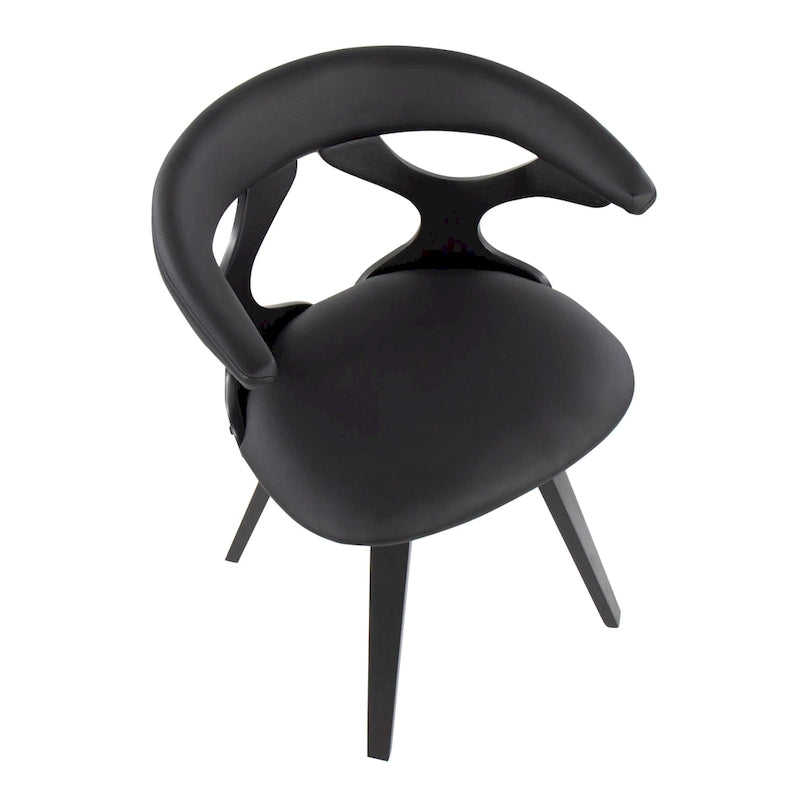 Chaise de salle à manger/d'appoint pivotante Mid-Century Modern