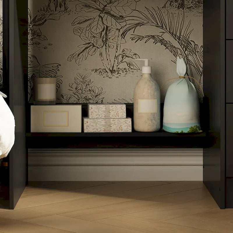 Coiffeuse 100 cm avec tabouret et miroir
