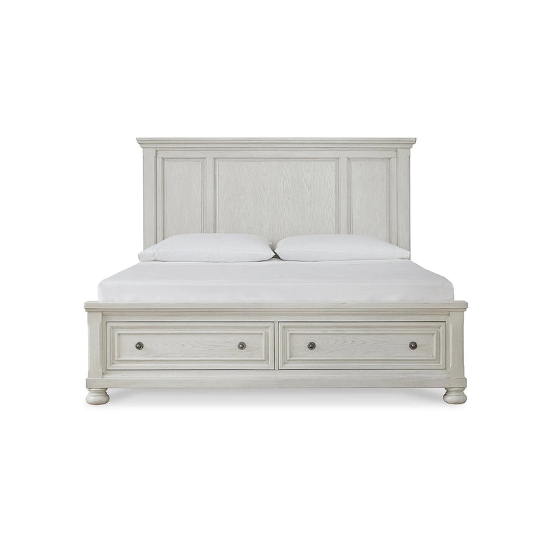 Lit de rangement Robbinsdale Blanc Antique