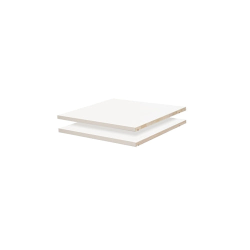  100% Solid Wood Shelves for Metro, Cosmo Wardrobe Armoires, Set of 2