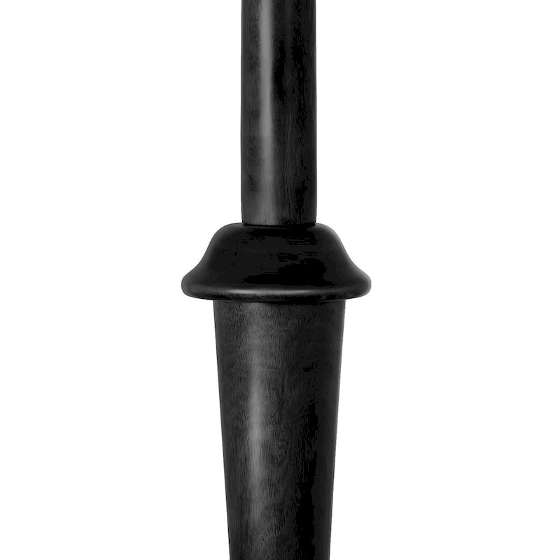 Porte-manteau autoportant en bois d'hévéa à 8 crochets - 24,5 l x 70,87 H