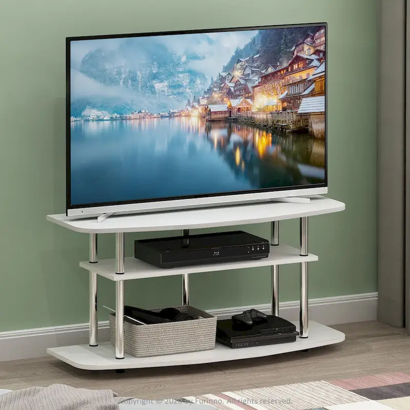 Meuble TV à 3 niveaux Turn-N-Tube pour téléviseurs jusqu'à 46 po