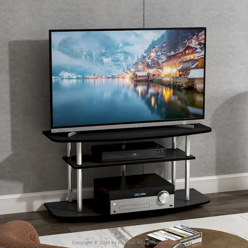 Meuble TV à 3 niveaux Turn-N-Tube pour téléviseurs jusqu'à 46 po