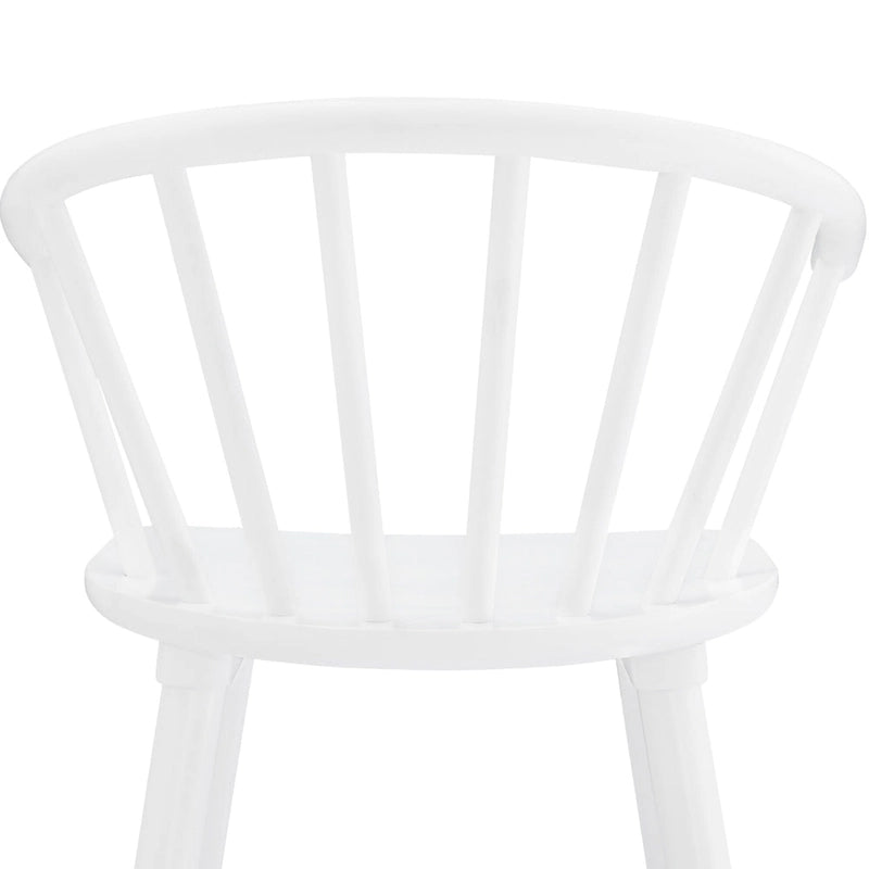 Lot de 3 tabourets de bar de 61 cm, hauteur comptoir, avec cadre en bois massif et dossier à barreaux pour îlot de cuisine