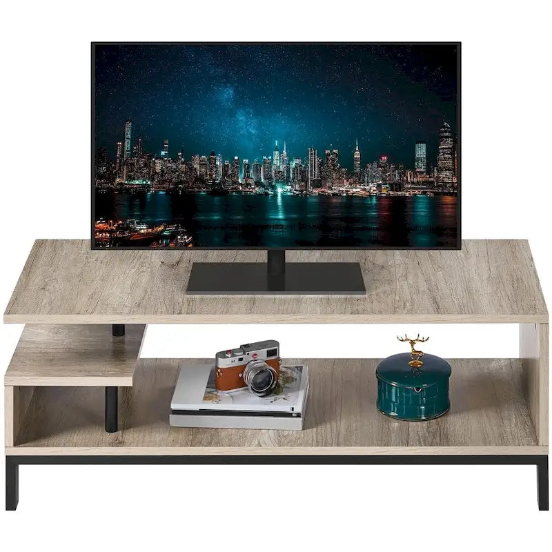 Meuble TV compact en bois pour salon