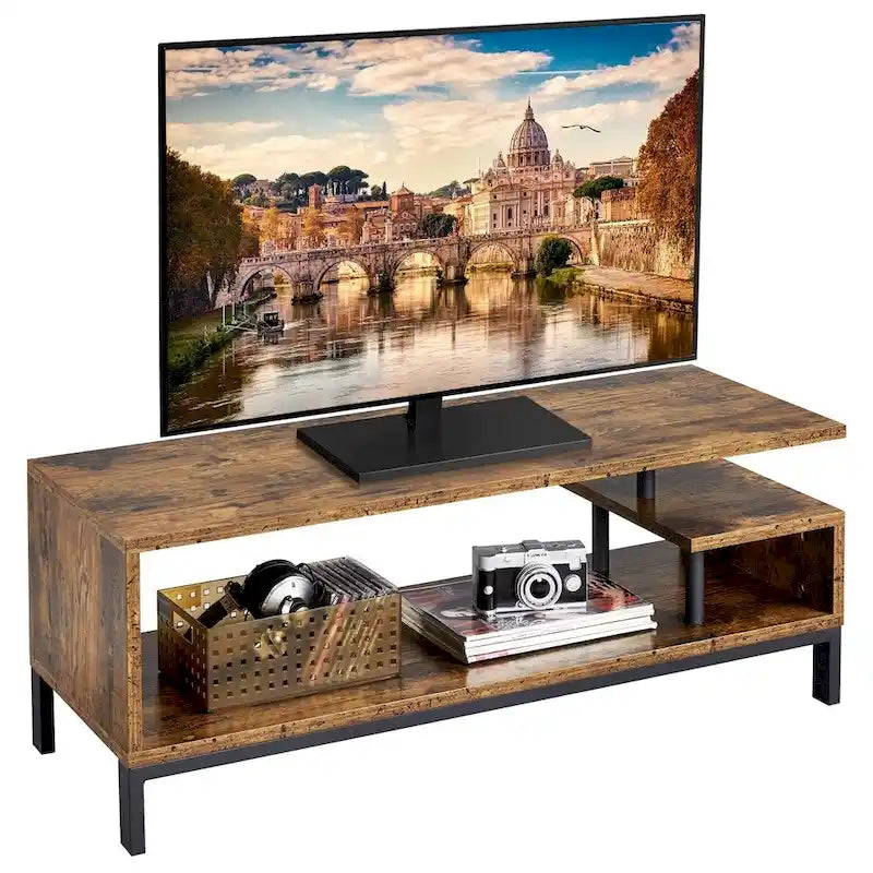 Meuble TV compact en bois pour salon
