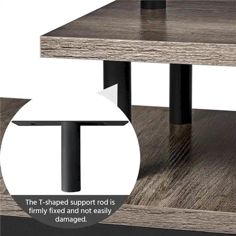 Meuble TV compact en bois pour salon