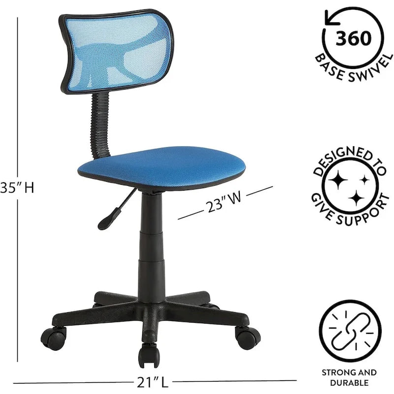 Chaise de bureau pivotante en maille
