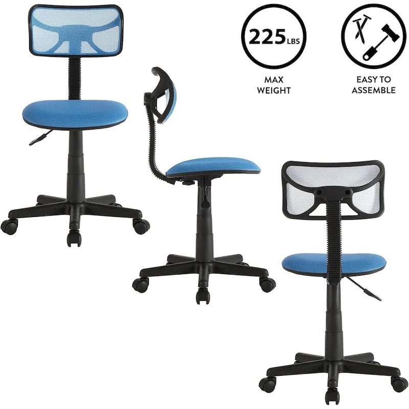 Chaise de bureau pivotante en maille