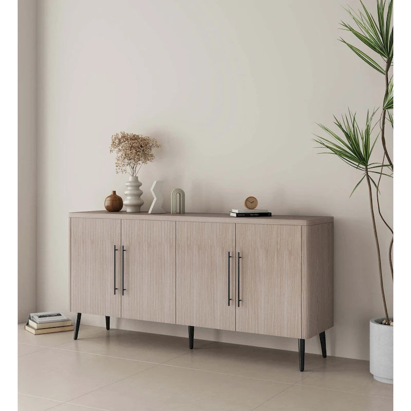 Buffet Jodie moderne du milieu du siècle, 164 cm
