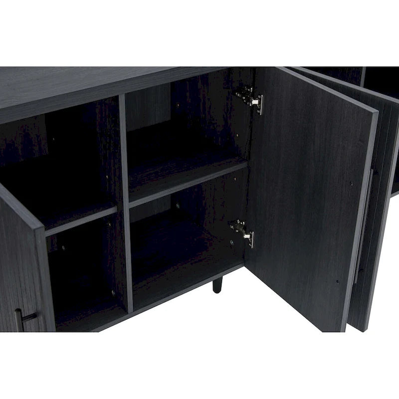 Buffet Jodie moderne du milieu du siècle, 164 cm