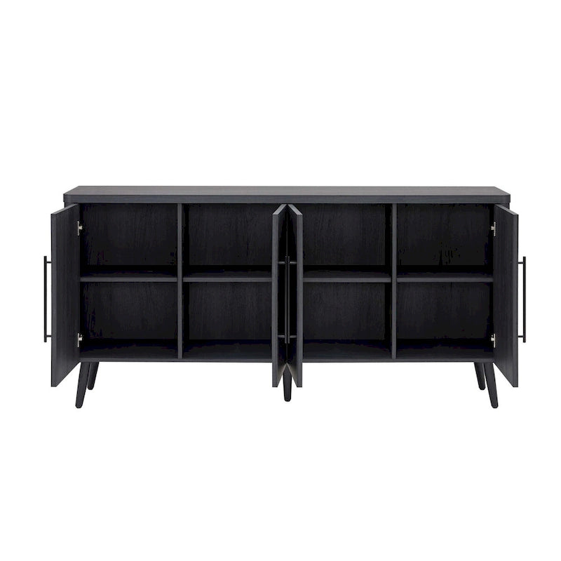 Buffet Jodie moderne du milieu du siècle, 164 cm