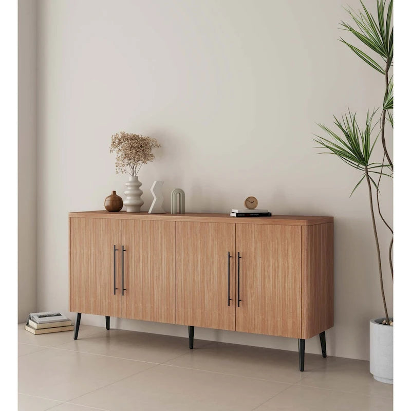 Buffet Jodie moderne du milieu du siècle, 164 cm