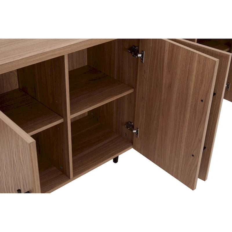 Buffet Jodie moderne du milieu du siècle, 164 cm
